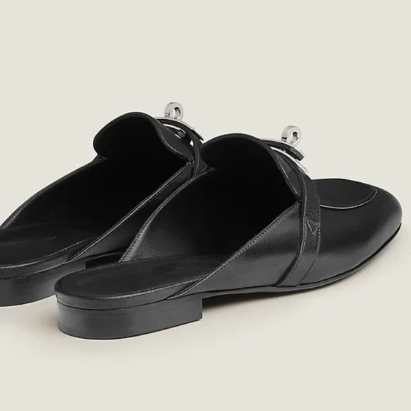 Hermes Oz mule in Black -Size 37-SOLD - Picture 3 of 4